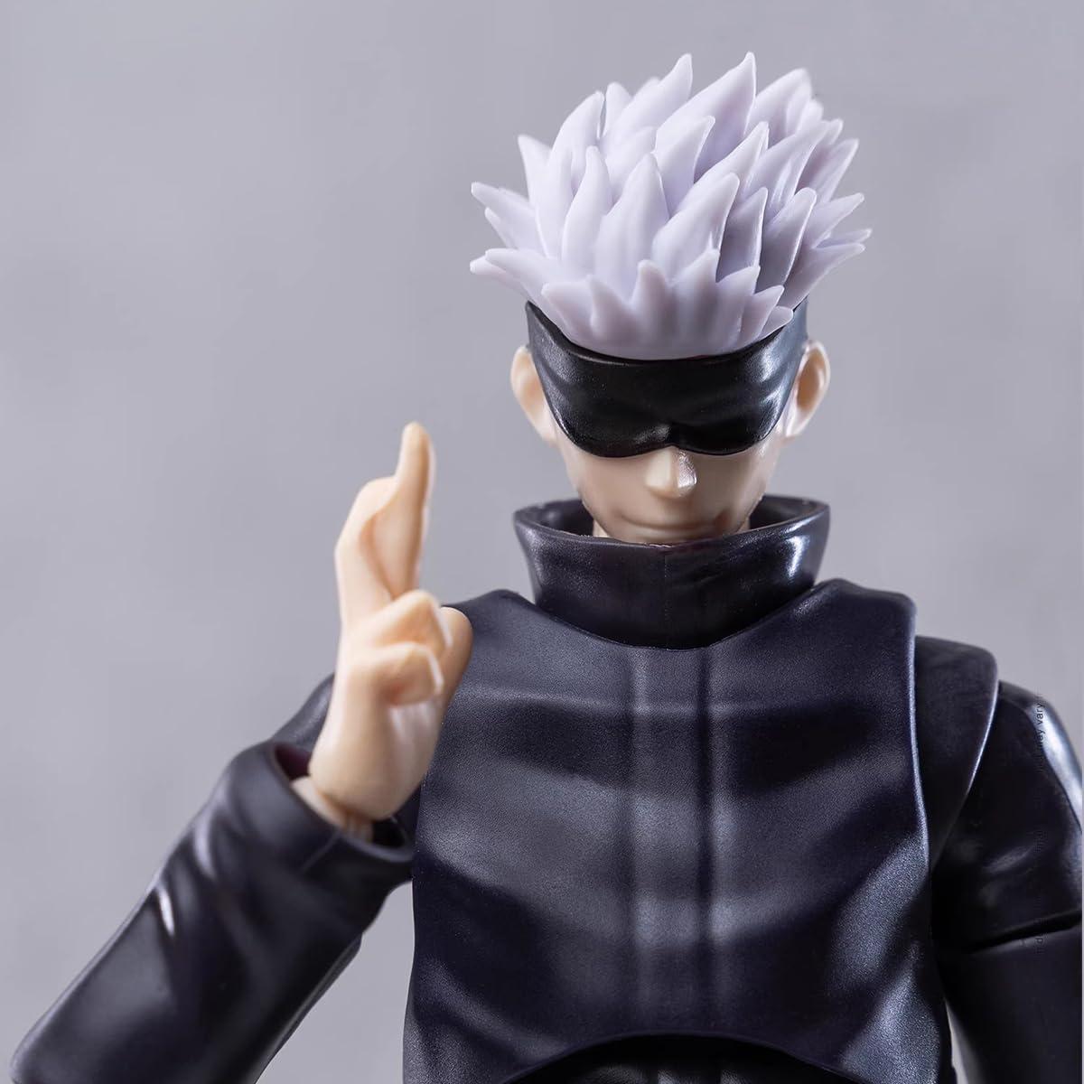 QAHEART QAHEART Fushiguro Megumi Action Figure, 18cm Anime JJK Figure Model Statue Movable Figure, Changeable Face Handmade Collectible Desktop Decoration Gifts for Fans