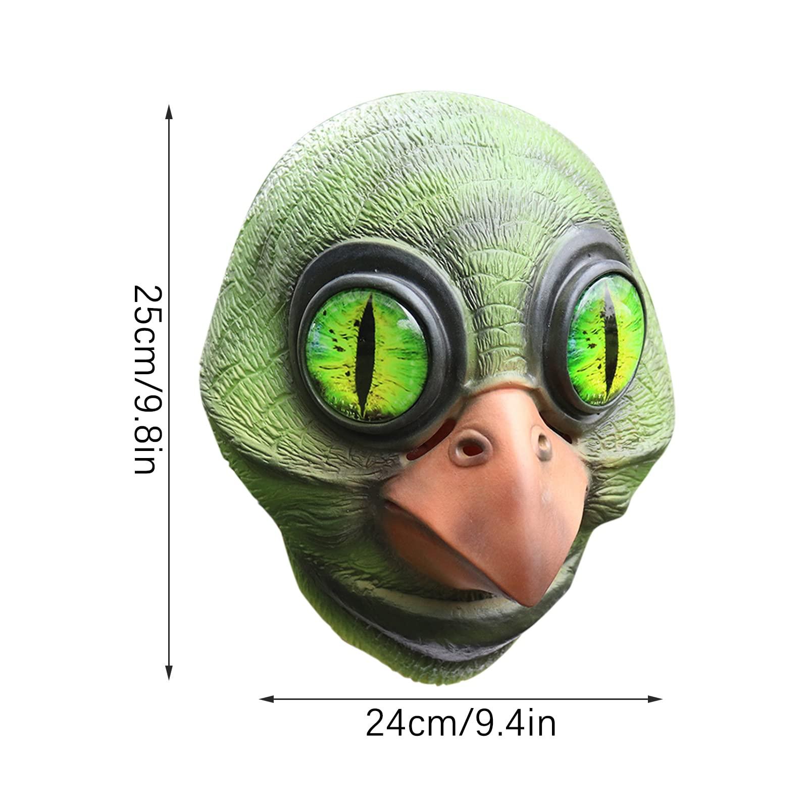 Mokylor Mokylor Halloween Mask, Latex Big-Eyed Bird Mask Animal Head Mask Novelty Halloween Costume Mask for Haunted House Decor