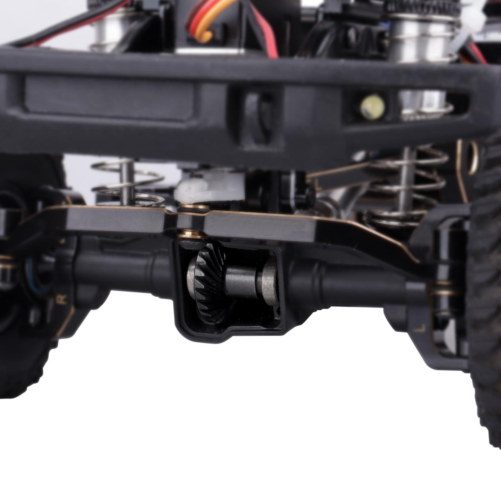 FriHobby FriHobby Steel 12T/24T Pinion Gear Differential Helical Gear Set Front Rear Axle Gears for TRX4M Bronco Defender K10 F-150 High Trail TRX4MT Upgrades 1/18 RC Crawler