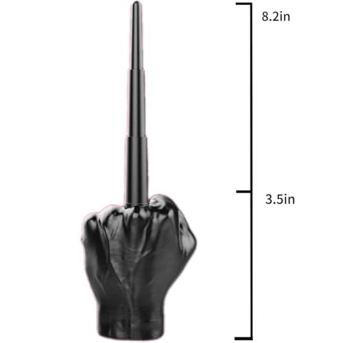 SKEPPY 2pcs Fun Retractable Middle Finger Toys,3D Printed Folding Middle Finger, Personalized Finger Gifts, Creative Middle Finger Statue Ornaments for Friends Office Funny Gag Gifts (Color : Glow-in-The-da
