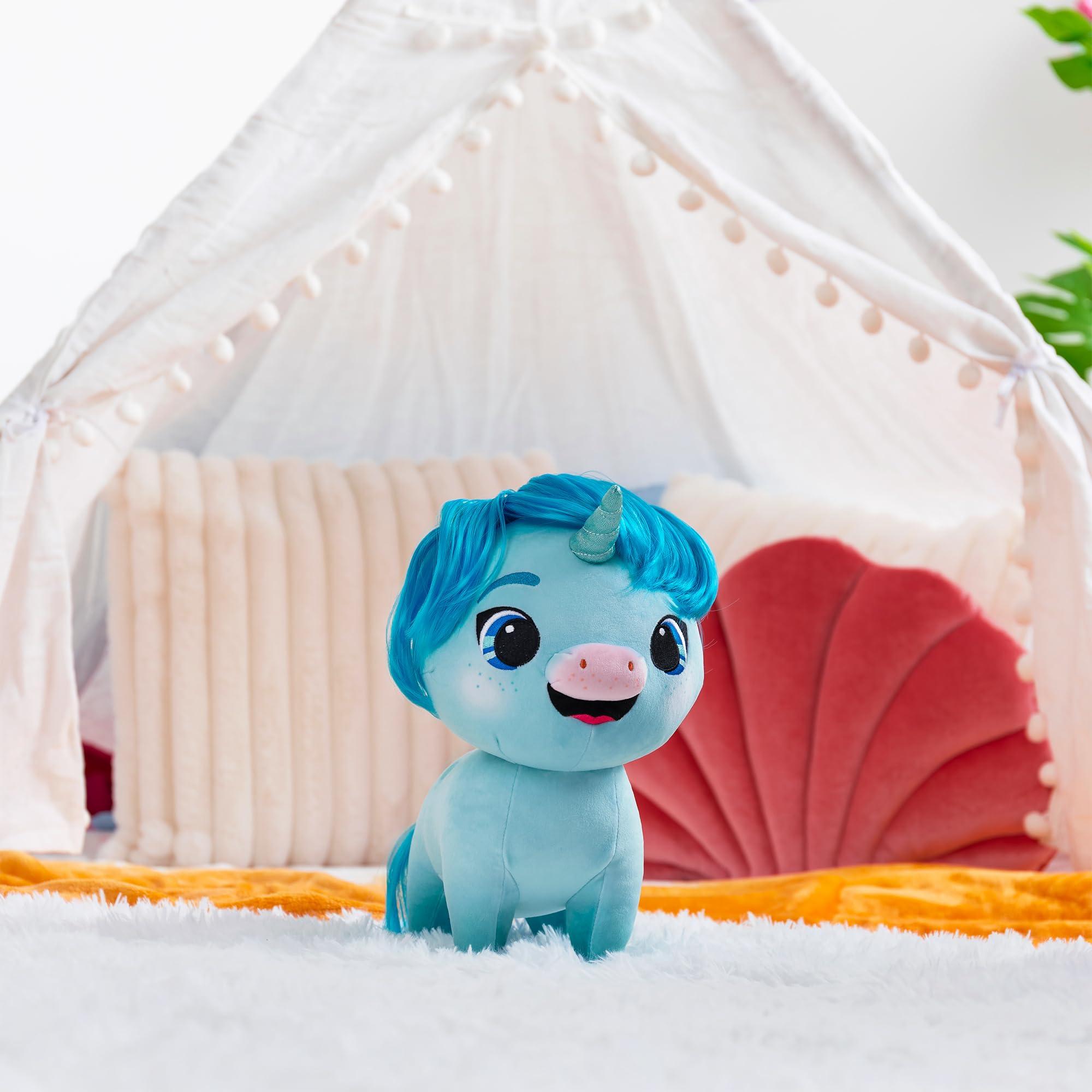 Not Quite Narwhal Not Quite Narwhal Kelp Tuskington 12\" Plushie - Soft Huggable Material - Great Hair Play!