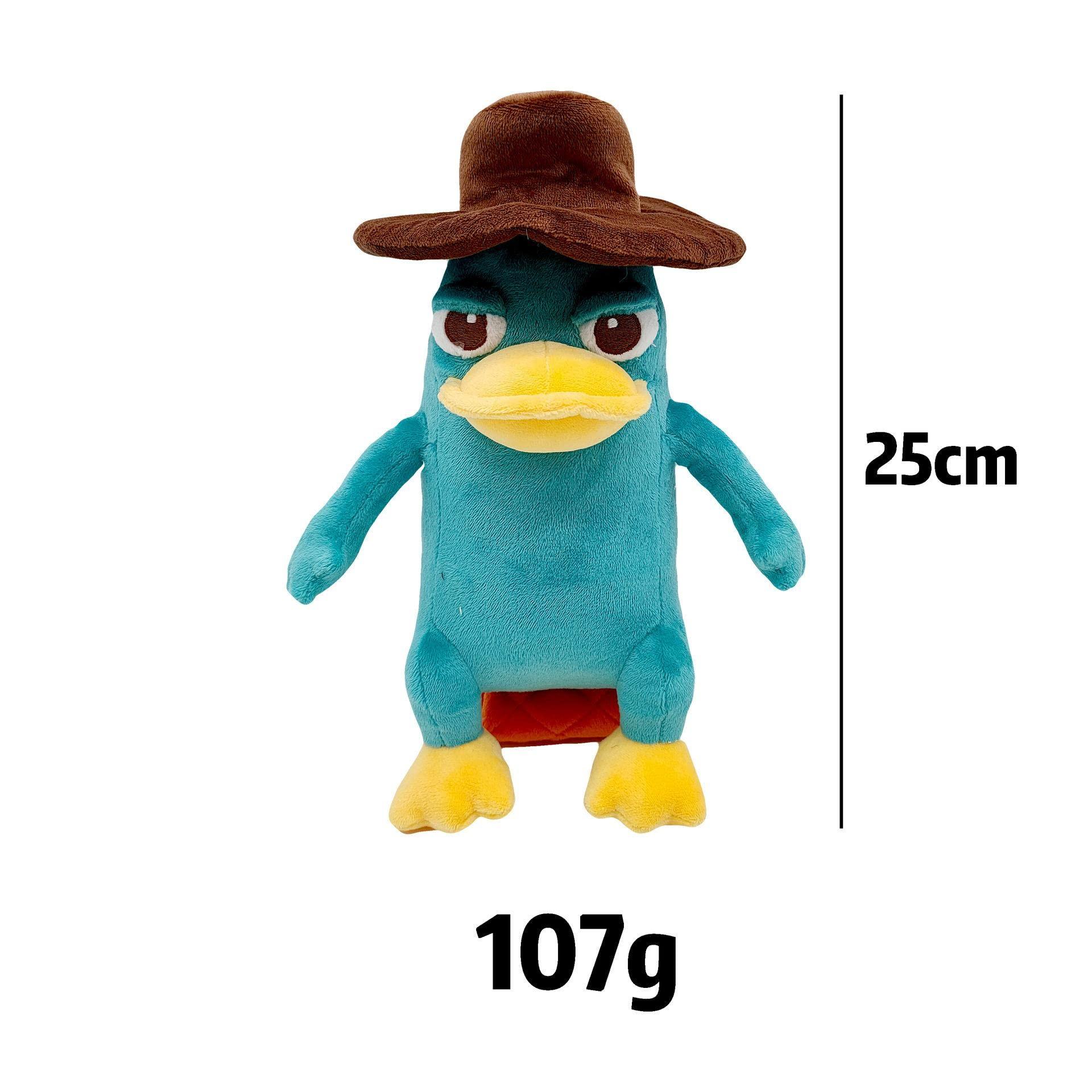 WZBZLC Perry The Platypus Plush Doll Duck-Billed Platypus Terry Plush Toy Doll