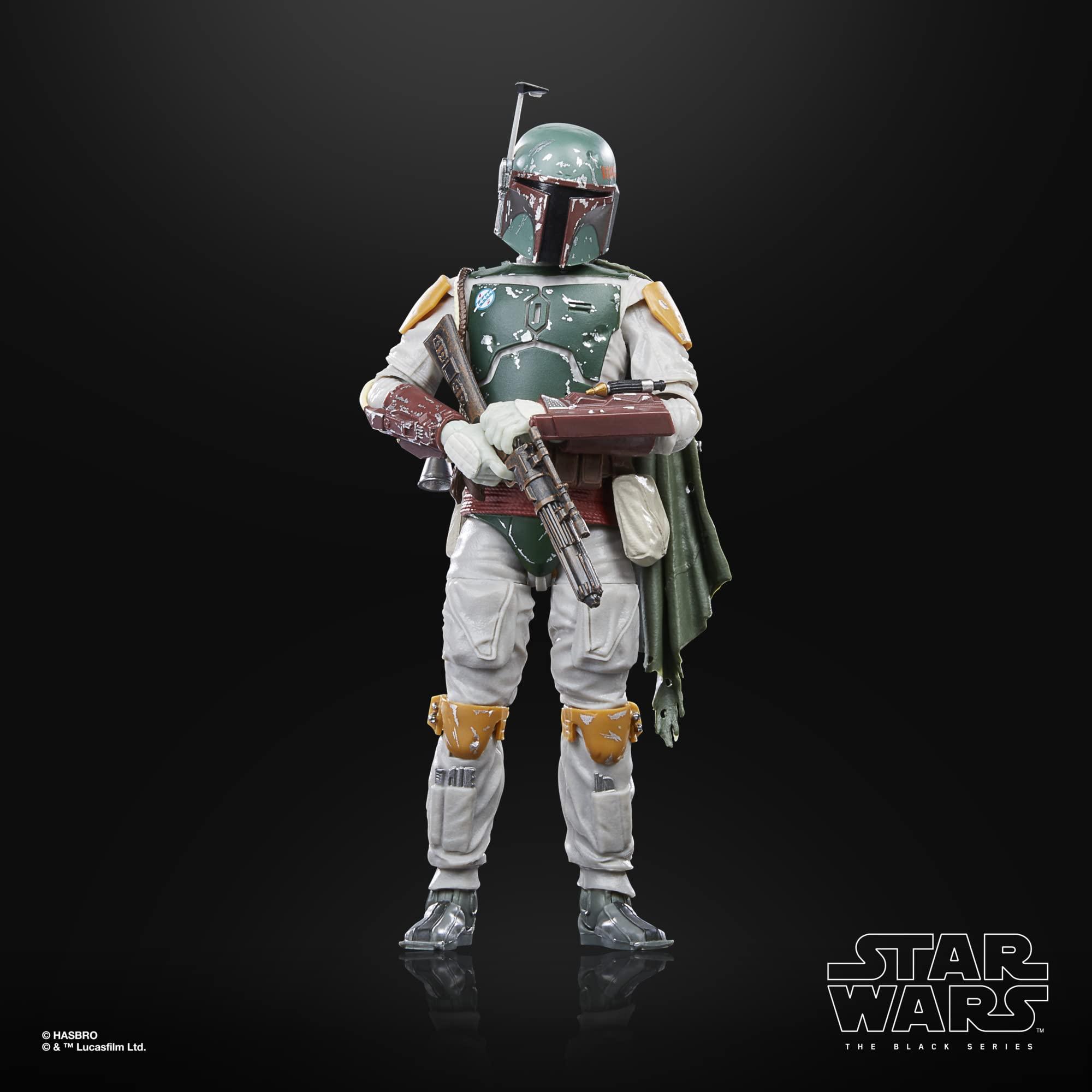 STAR WARS STAR WARS The Black Series Boba Fett, 40th Anniversary Return of The Jedi 6-Inch Collectible Action Figures, Ages 4 and Up