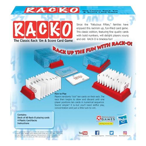 Winning Moves Games Rack-O Retro Game by Winning Moves Games USA, Classic Tabletop Game Enjoyed by Families Since the 1950\'s! Ages 8+, 2-4 Players (6122)