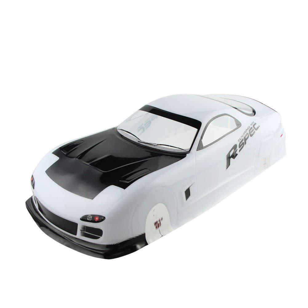 Manrock Manrock 1/10 Scale RC Painted Drift Racing Touring Onroad Car Body Shell RX7 White