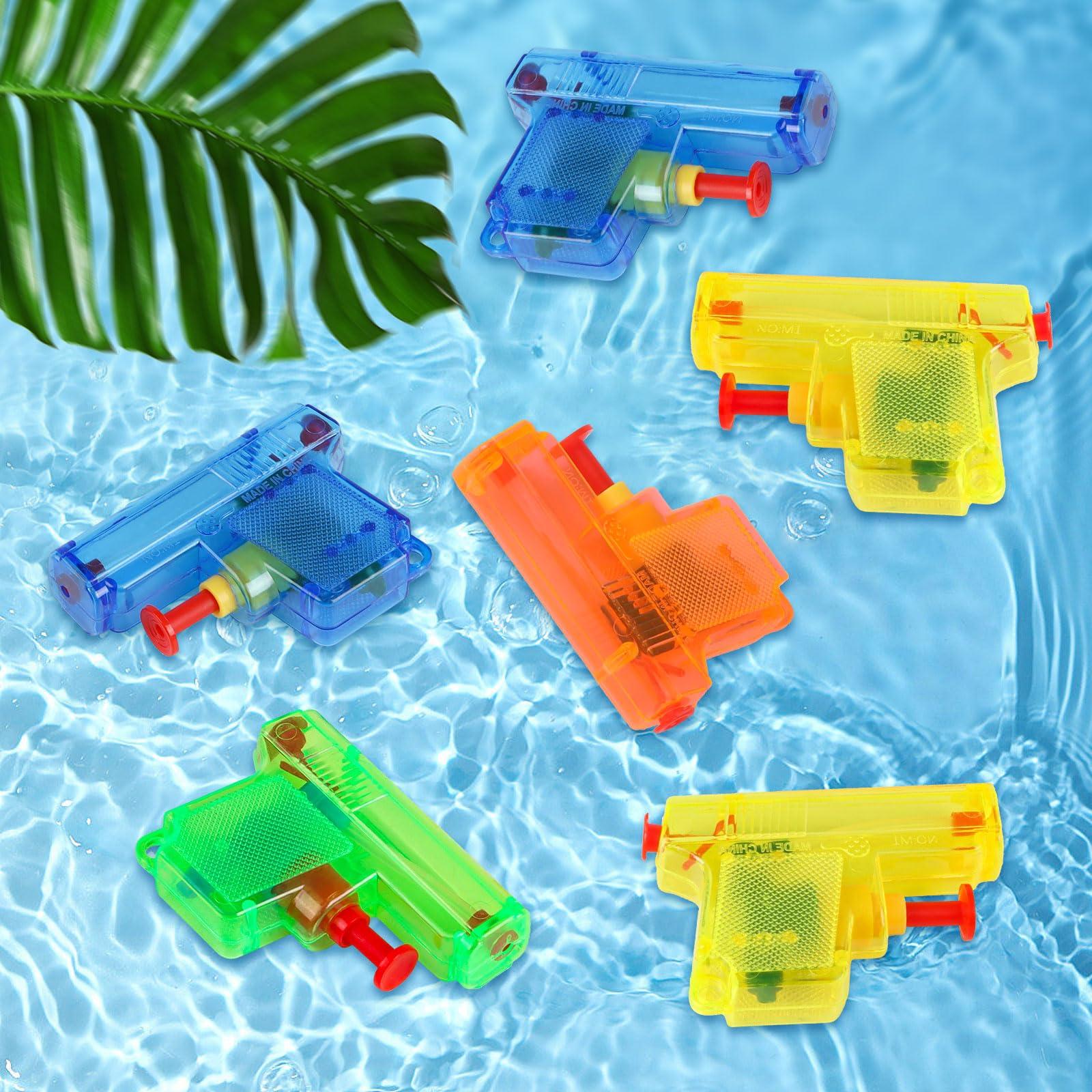 DIYASY DIYASY 32 Pack Mini Water Guns Bulk, Small Water Gun Squirt for Kids Pistol Soaker Beach Toys Swimming Pool Party Favors for Toddlers Ages 4-8 3-5