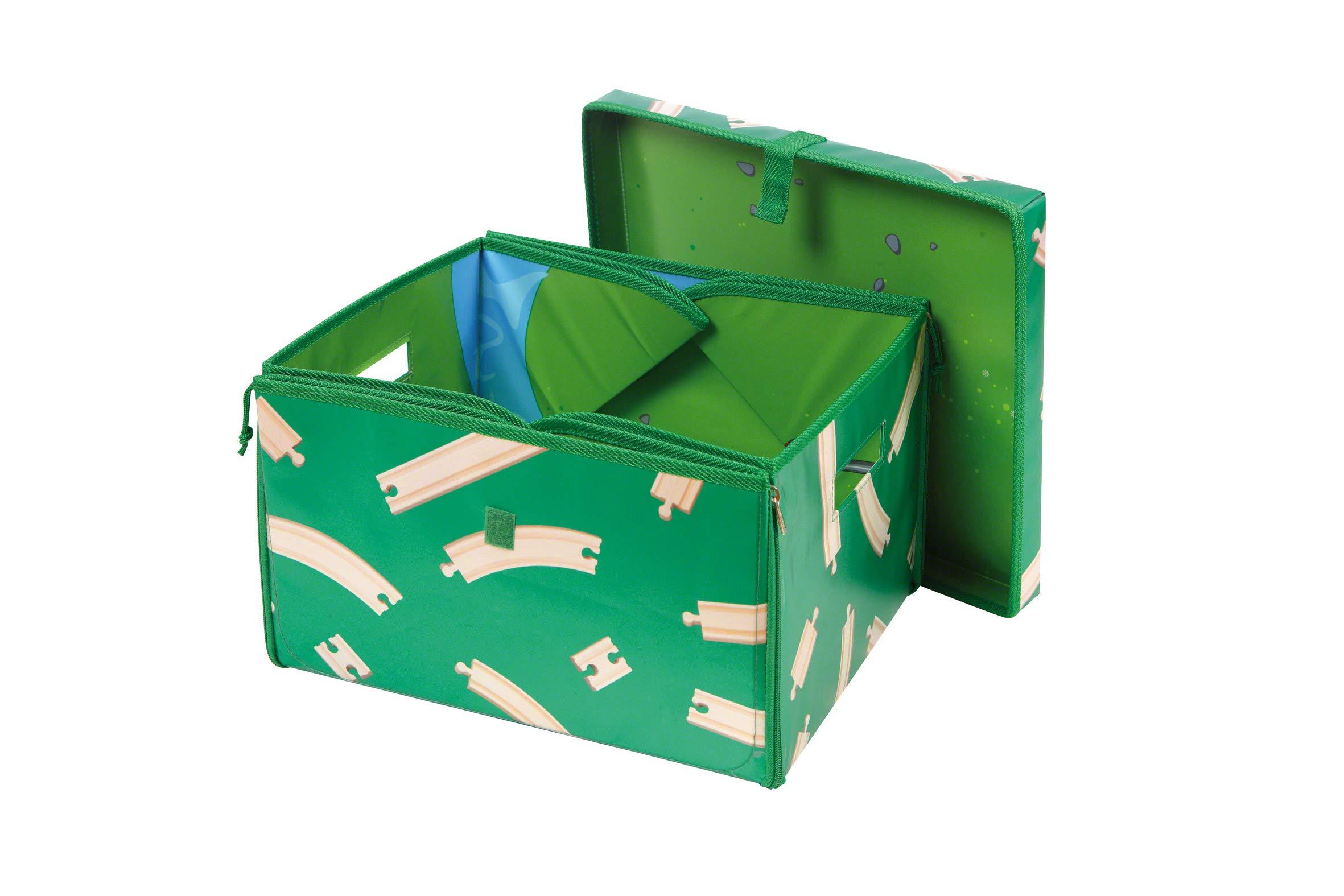 Brio BRIO World 33052 Deluxe Railway Set | Comprehensive Wooden Train Toy Set for Kids Age 3 and Up | FSC Certified Eco-Friendly Toy | Exciting Harbor and Metro Scenes