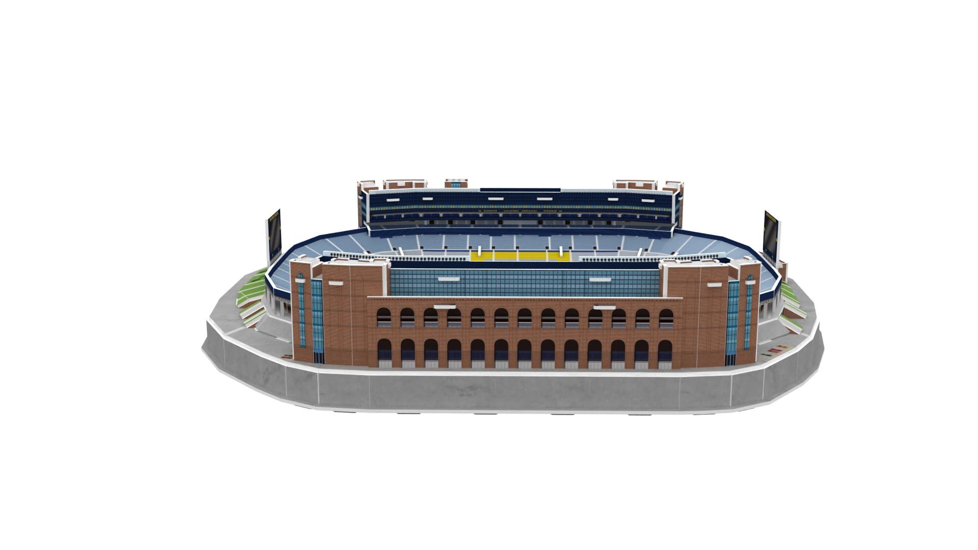 Pro-Lion Pro-Lion 3D Jigsaw Puzzle of Michigan Wolverines Stadium -106 Pieces | Home of Michigan Wolverines | NCAA Football Gifts for Age 7+