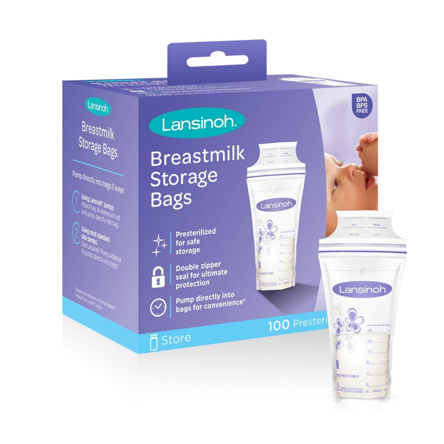 Lansinoh Lansinoh Breastmilk Storage Bags - 100 ct (4 Packs (100 Count))