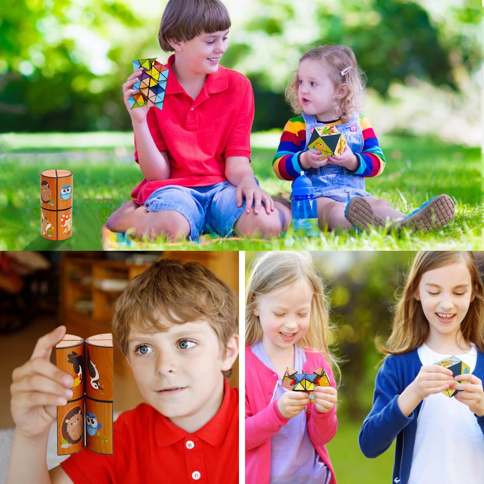 Euclidean Cube 3 Themes Magic Cube Yoshimoto Cube Set for Kids and Adults, Toy Gifts for Boys and Girls Ages 8-12