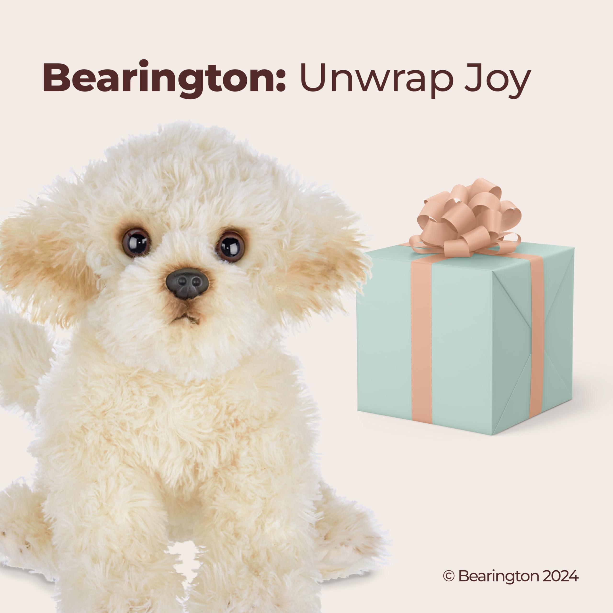 Bearington Collection Bearington White Dog Stuffed Animal 13 In - Puppy Stuffed Animals - Plush Dog Toys for Kids Maltipoo Labradoodle Plushies