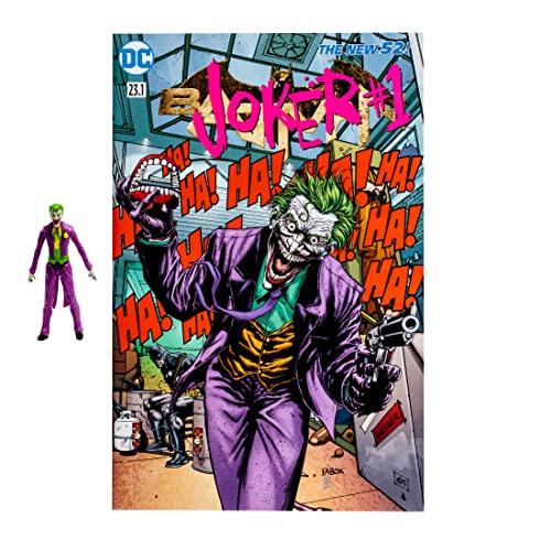 McFarlane Toys McFarlane Toys - DC Direct - 3IN Figure with Comic WV2 - Joker (DC Rebirth)