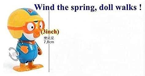 Microphone Pororo Petty Microphone Shape Toy (Blue or Red)& Walking Pororo Doll(1Random) Set Various Sounds & Shine+Sinbi Tissue