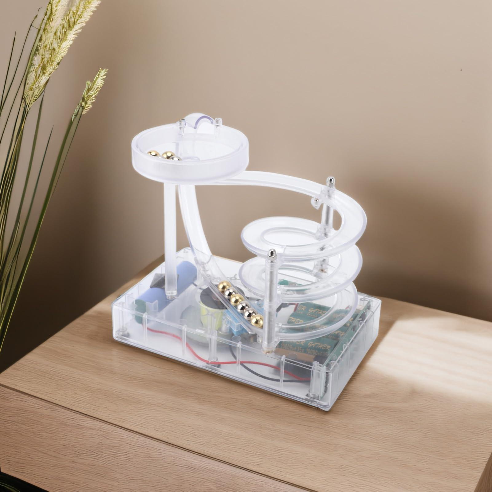 Haofy Kinetic Art Perpetual Motion Machine, Physical Balance Kinetic Energy Model, Newtons Science Physics Gadgets, Non Stop Rolling Ball Toys, Balance Stress Relief, Desktop