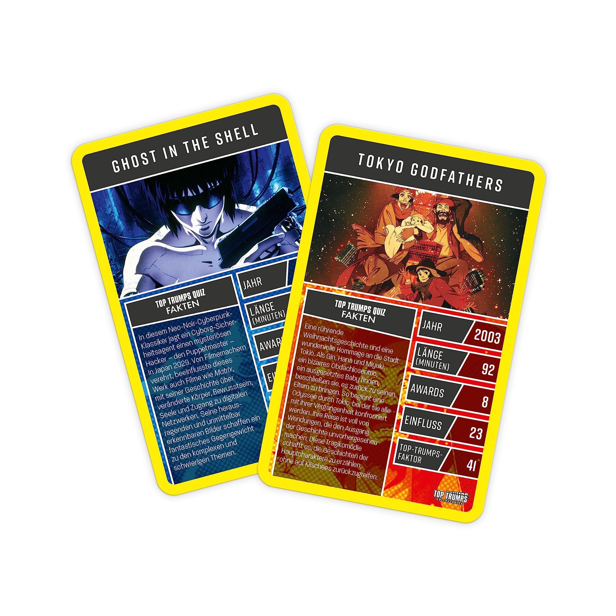 Winning Moves Top Trumps Collectables Anime Film Guide