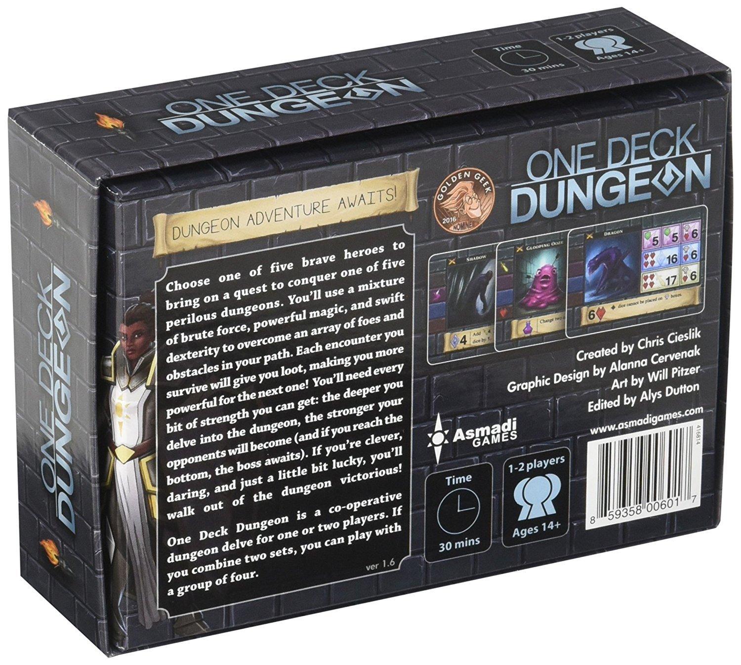Asmadi Games Asmadi Games One Deck Dungeon, For 168 months to 9600 months
