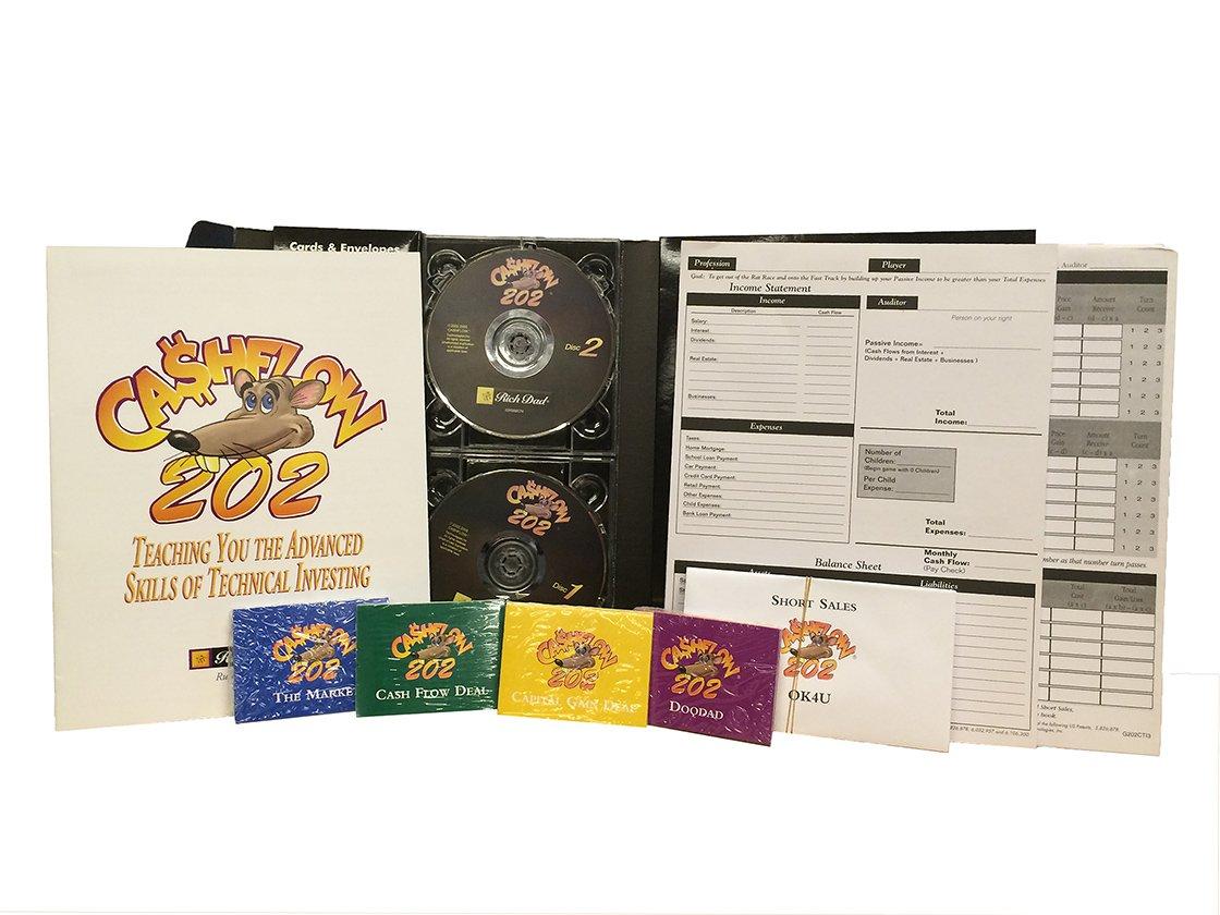 CASHFLOW Rich Dad Cashflow 101 & 202 Investing Board Game by Robert Kiyosaki