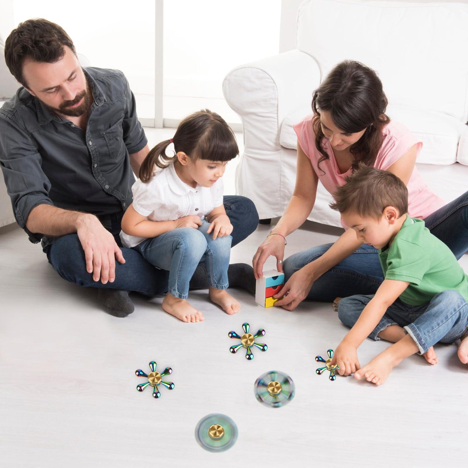 ATESSON ATESSON Fidget Spinners Toy,Ultra Durable Stainless Steel Bearing High Speed 2-5 Min Precision Brass Metal Finger Spinner,EDC ADHD Stress Relief Anxiety Relieves Reducer for Kids and Adults
