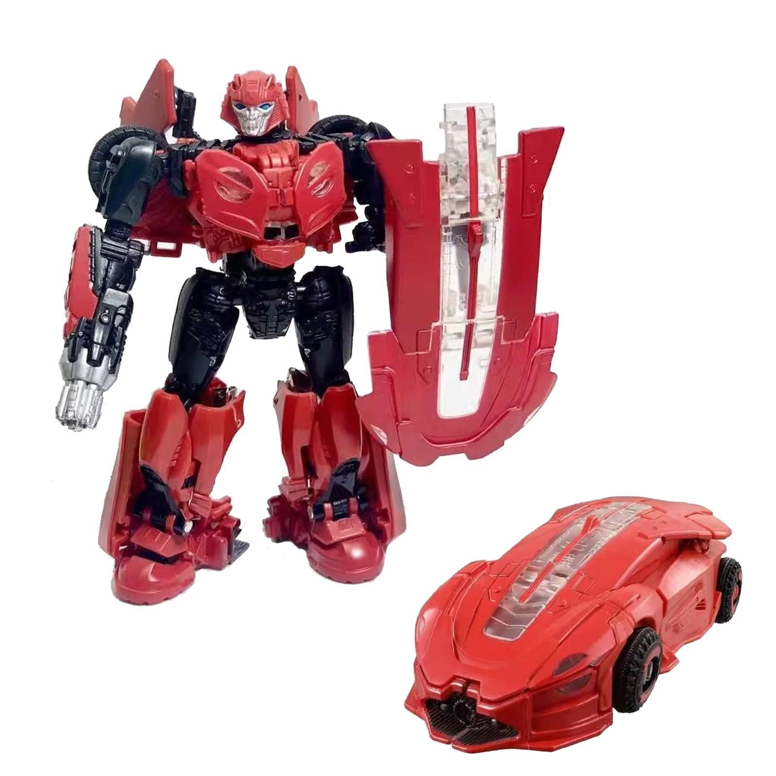 LQIPPOE LQIPPOE The Movie G1 Transformer Cliffjumper,D-Level Enhanced Version SS64 Deformation Car Model Robot Toy, KO Version Action Figure