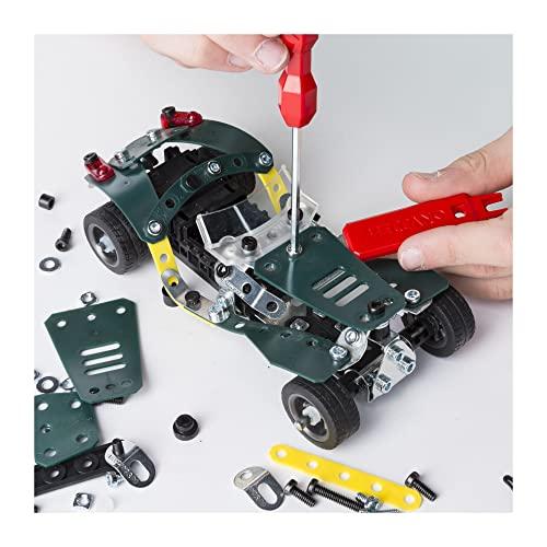 Meccano Meccano Erector Roadster 5-in-1 Building Kit, 174 Parts, STEM Engineering Education Toy for Ages 8 and Up