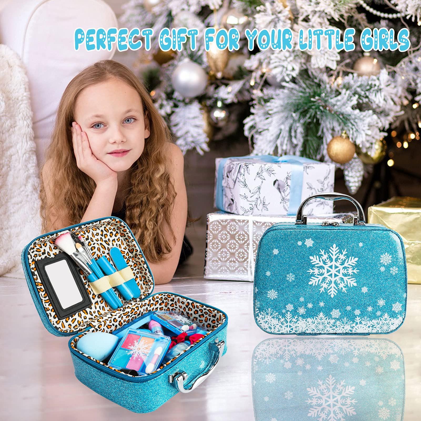 jooful Kids Makeup Kit for Girl Toys 28pcs Real Washable Girls Makeup Toys for Kids, Toddler Girls Pretend Play Children Make Up Set Birthday Gift Toys for Little Girl 3 4 5 6 7 8 9 10 Year Old