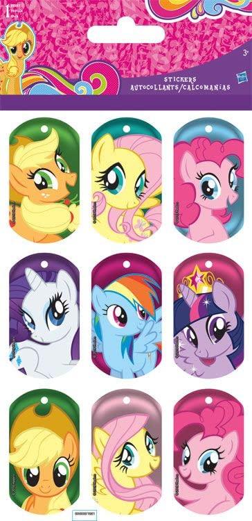 Crenstone My Little Pony Party Favor Pack ~ Bundle with 50+ MLP Stickers and 150 My Little Pony Temporary Tattoos | My Little Pony Party Supplies