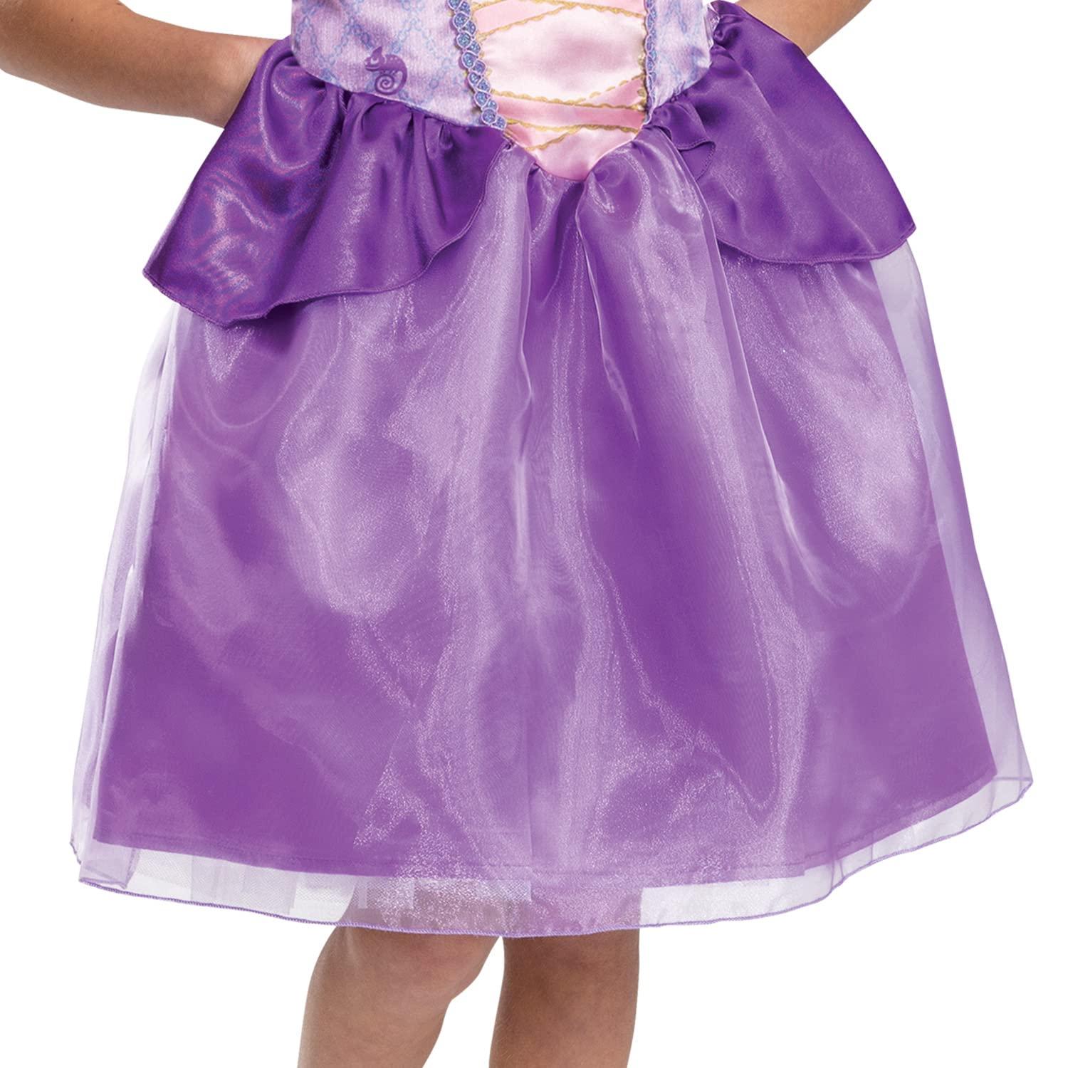 Disguise Recycled Blend Rapunzel Costume, Official Disney Tangled Costume, Kids Size (4-6x)