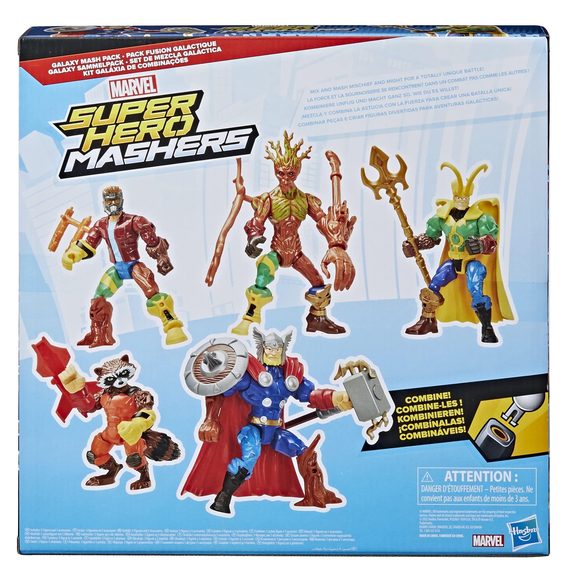 Marvel Marvel Super Hero Mashers Thor and Guardians of The Galaxy Pack