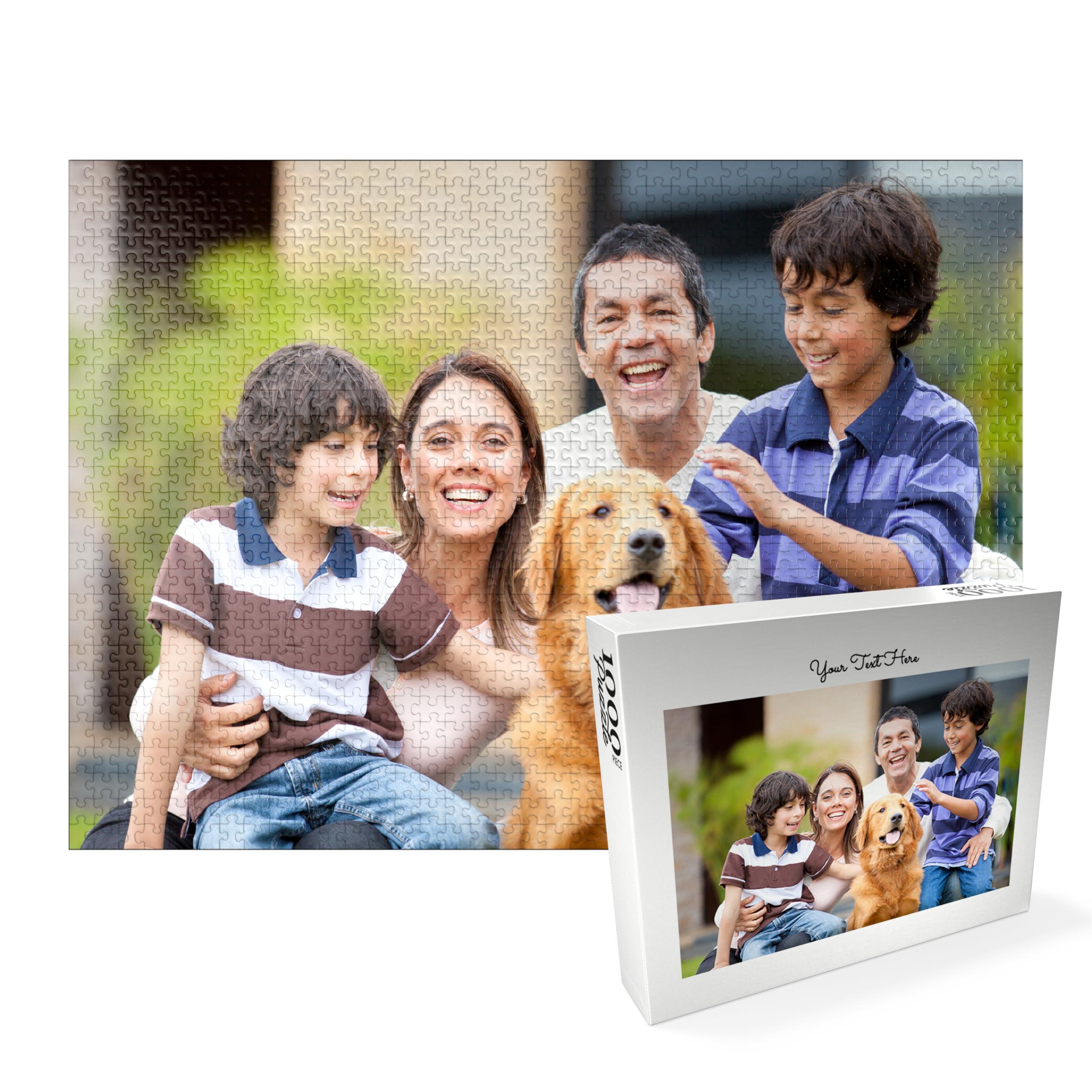 MyPuzzle.com MyPuzzle: Custom Photo Puzzle - Personalized Jigsaw Puzzle Made from Your Own Picture, Ideal Gift for Birthdays, Mother\'s Day, Valentine\'s Day & Weddings - 1000 Pieces (Landscape/Horizontal)