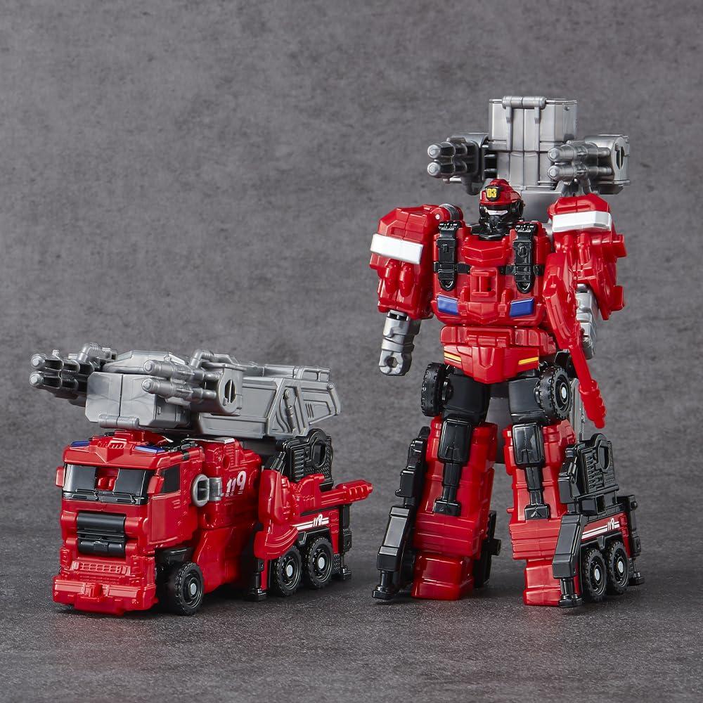 TOBOT New TOBOT, Mini TOBOT L, Youngtoys Transforming Collectible Vehicle to Robot, Heroes Animation Character Toys for Kids 3 and up Transform Toys Cars, Mini Size 7-inch