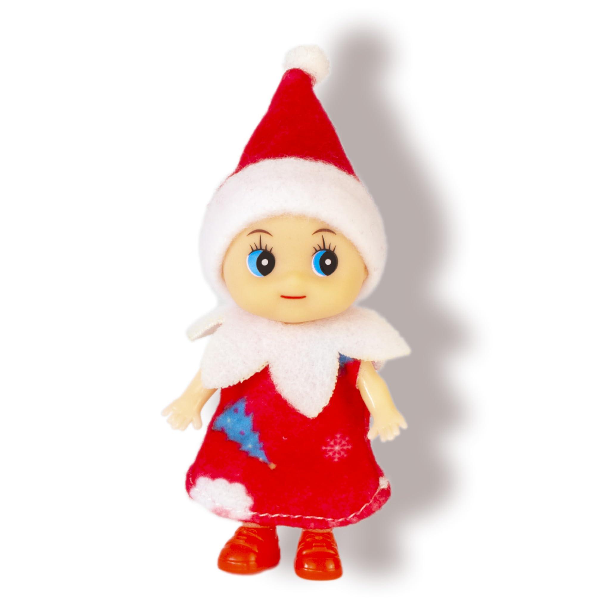 LitoMagic LitoMagic Tiny Baby Elf Doll in Red Dress