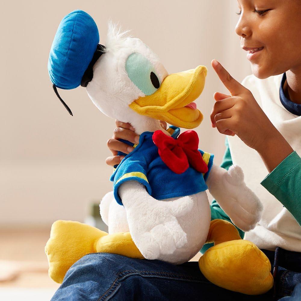 Disney Store Disney Store Official Donald Duck Medium Soft Toy for Kids, Cuddly Character with Fuzzy Texture and Embroidered Details, Disney Plushy Suitable for All Ages.