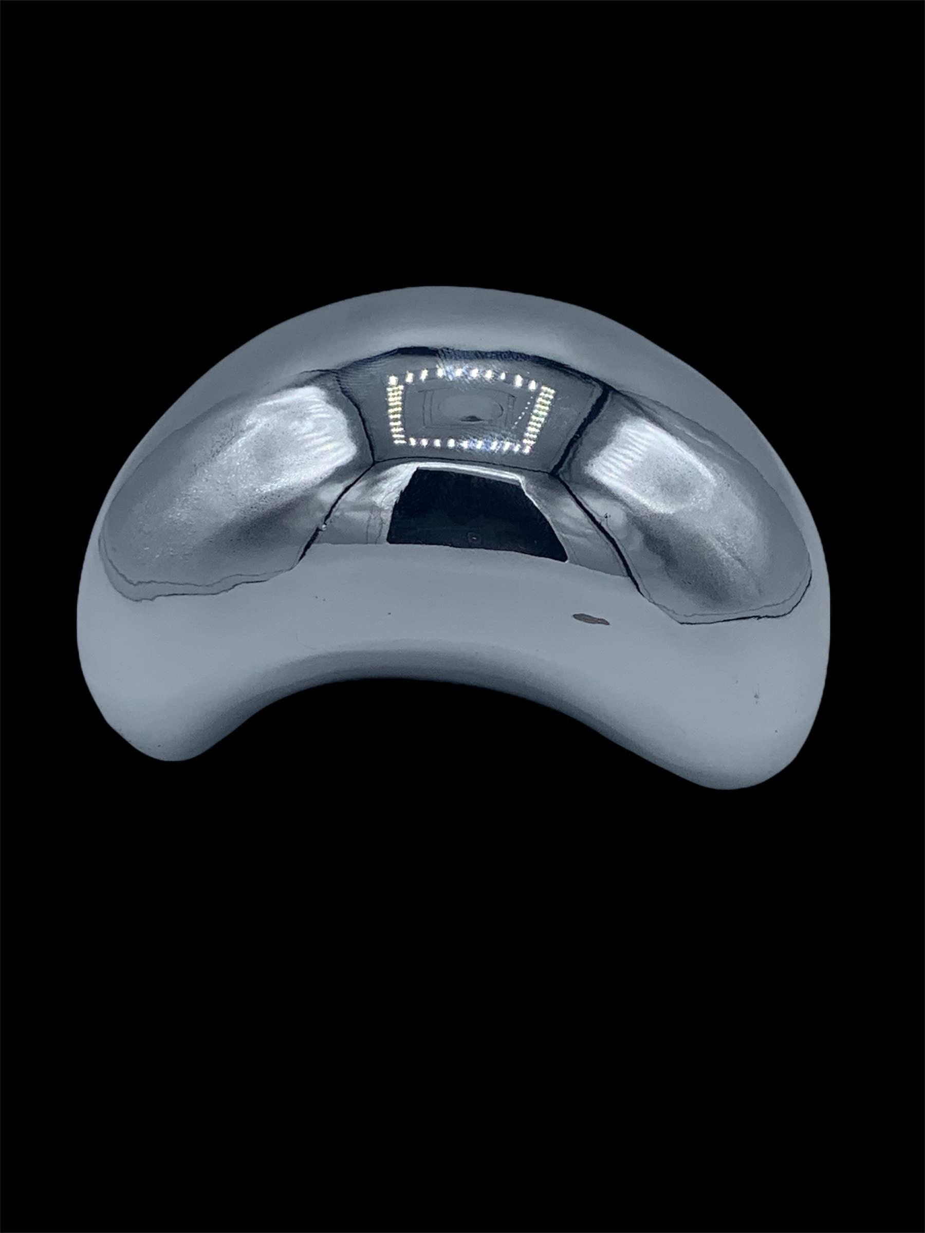 Butt Bat Chicago The Bean Cloud Gate Mini Piggy Bank 4\" x 3\" Silver
