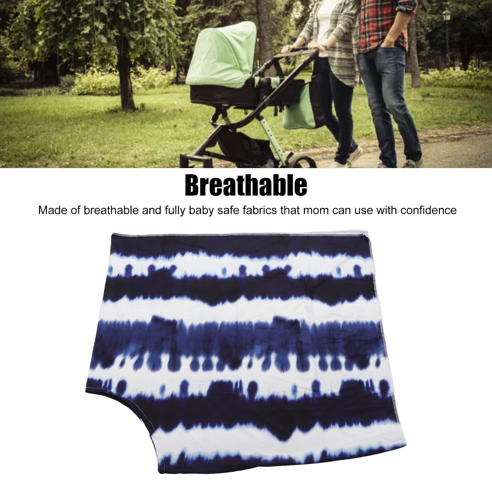 Tissting Nursing Cover for Baby Breastfeeding, Breathable Privacy Nursing Covers Soft Comfortable Breastfeeding Coverage Machine Washable Nursing Poncho for Babies(#1)
