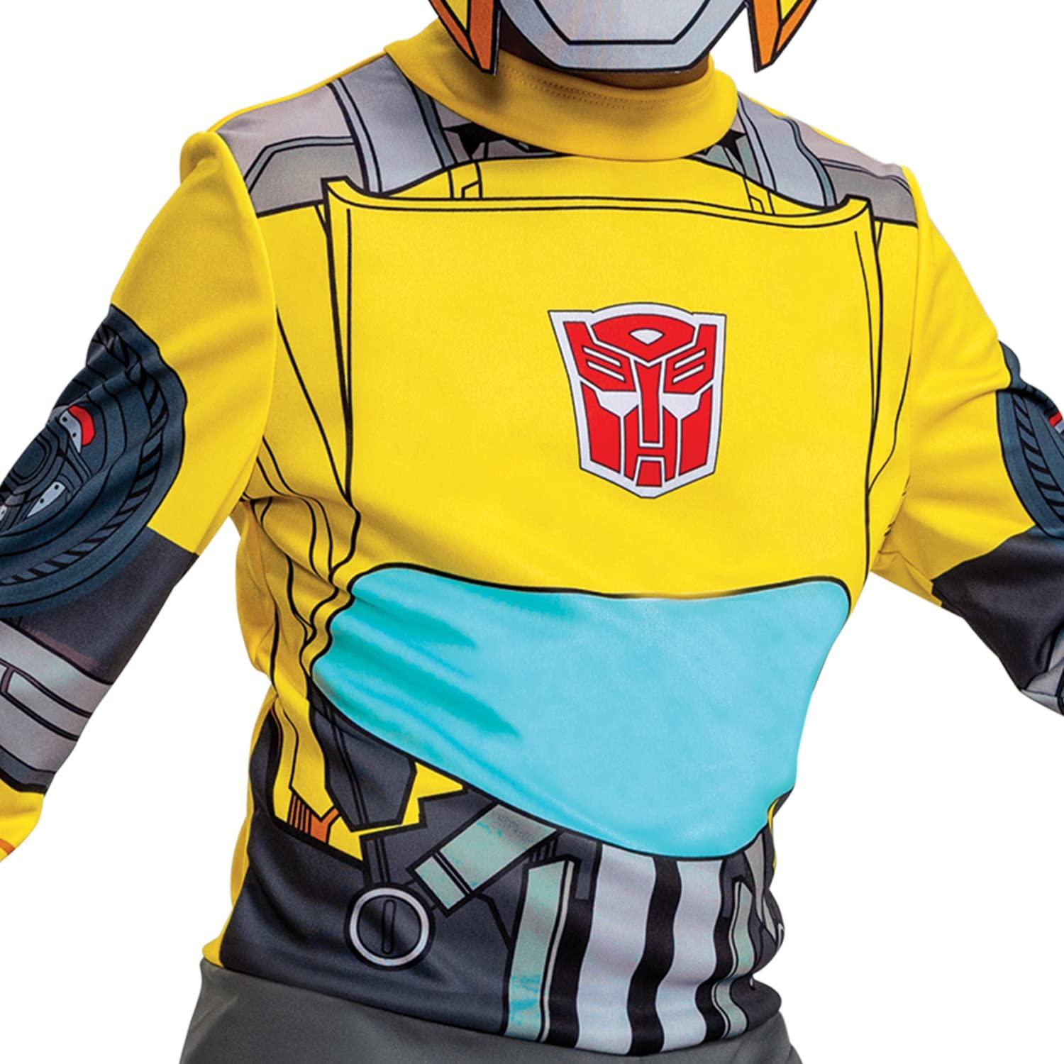 Disguise Recycled Blend Bumblebee Costume, Official Transformers Costume, Kids Size (7-8)