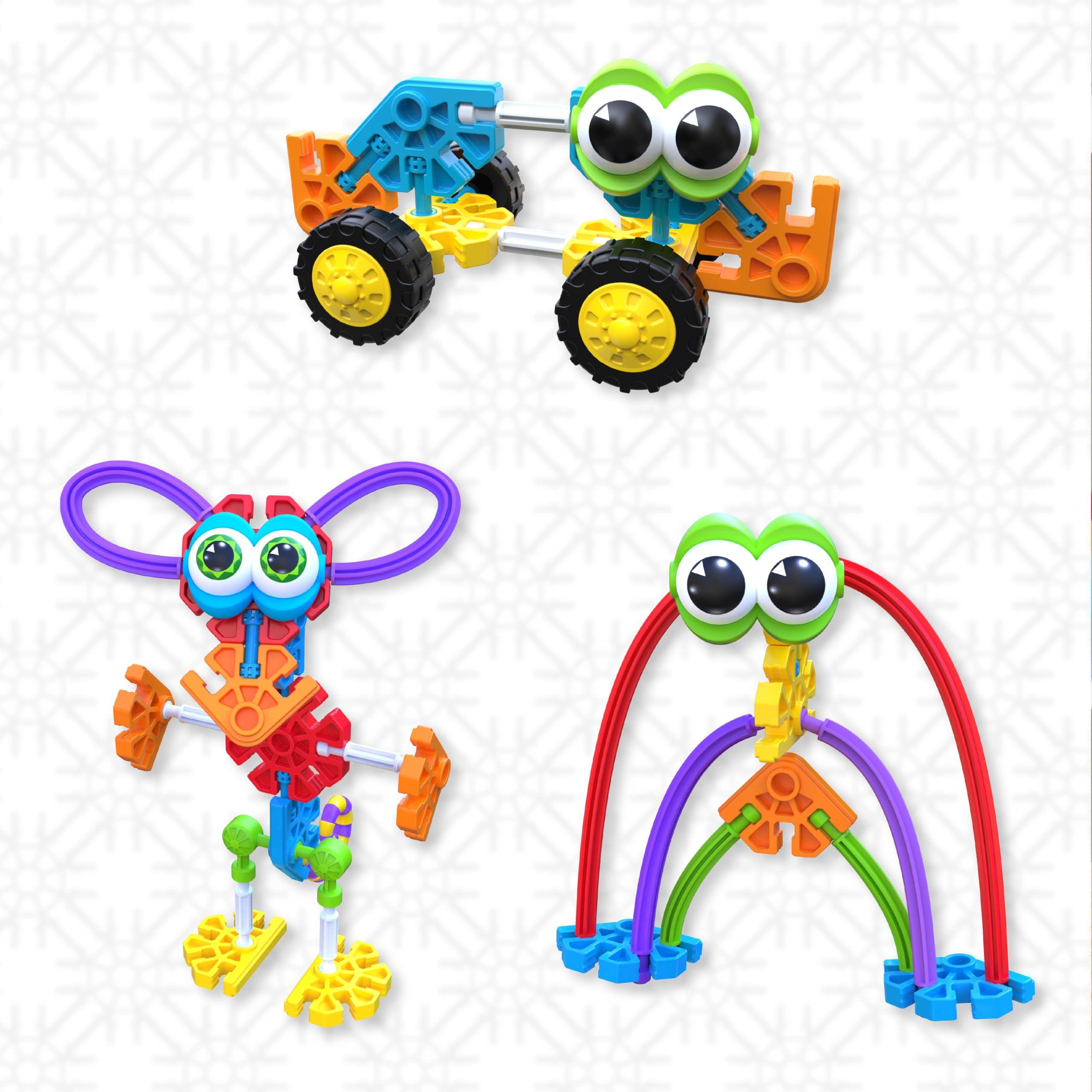 K'NEX KID KNEX Build A Bunch Set 66 Pieces For Ages 3+ Construction Educational Toy (Amazon Exclusive), packaging may vary