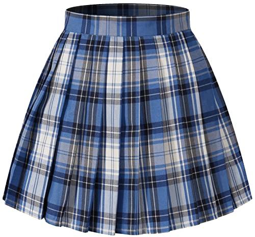 Pleated plaid school skirt best sale