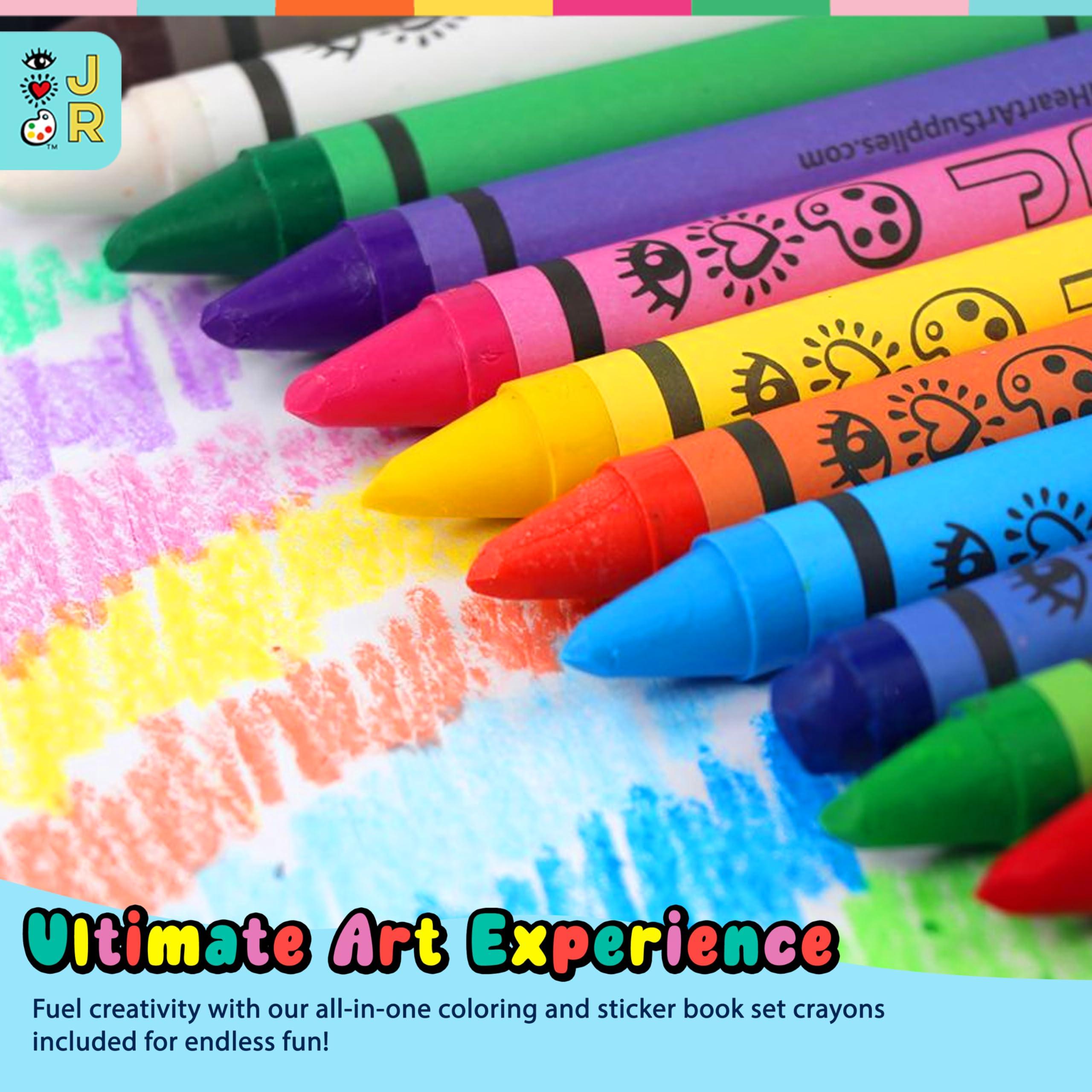 Bright Stripes Bright Stripes Travel Coloring Kit for Kids: Art On the Go Coloring Books and Crayons, Sticker Activity Book - Mess-Free Collage Fun for Ages 3+ (Art On The Go Nature)