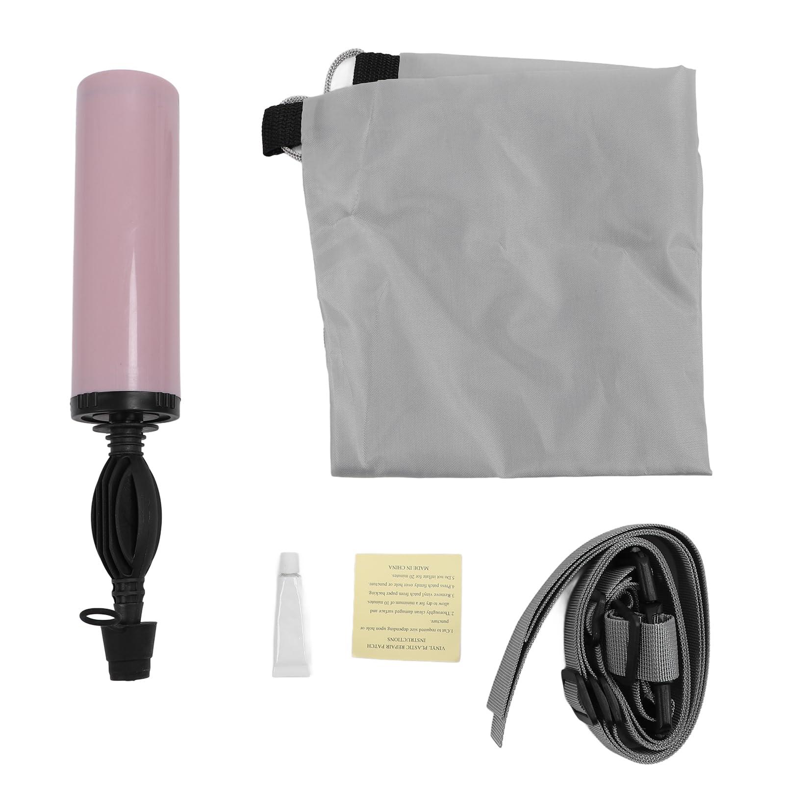 GOTOTOP Inflatable Toddler Travel Bed, Toddler Blow Up Mattress with Sides, with Safety Bumpers for Travel, Complete Kids Air Mattress Set with High Speed Pump and Carry Bag