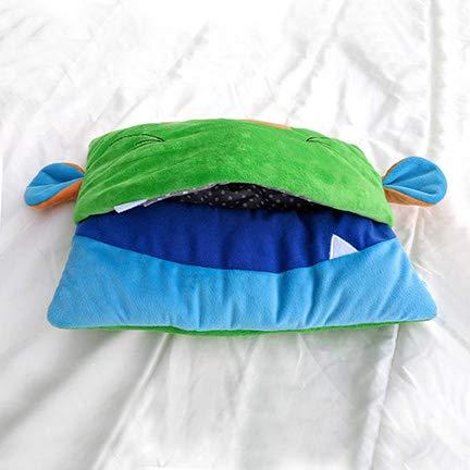 Pillowie Pillowie - Cute Travel Pillow and Blanket Set - Portable Comfort Item for Children - Moss