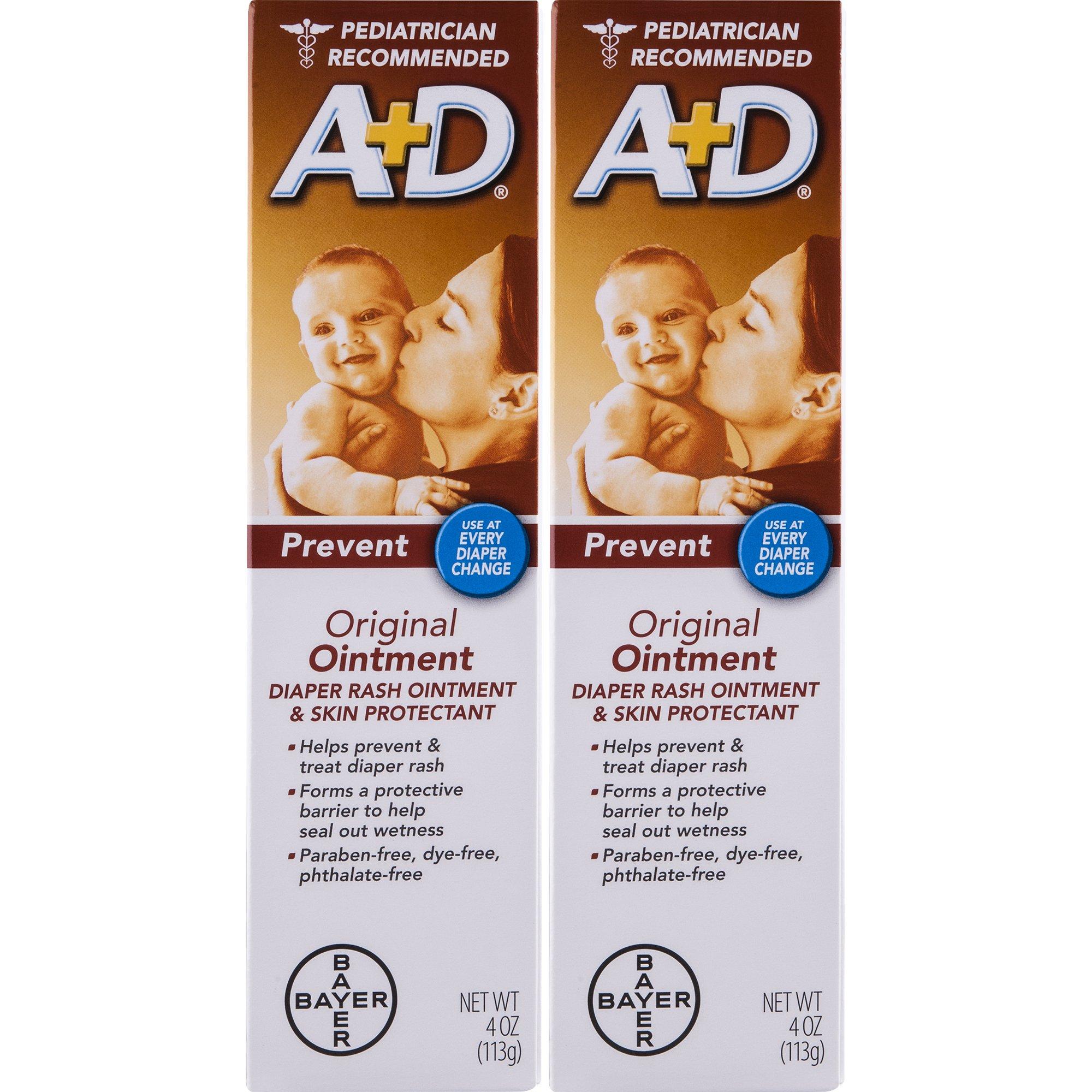 A+D A&D Ointment, 4-Ounce (Pack of 2)
