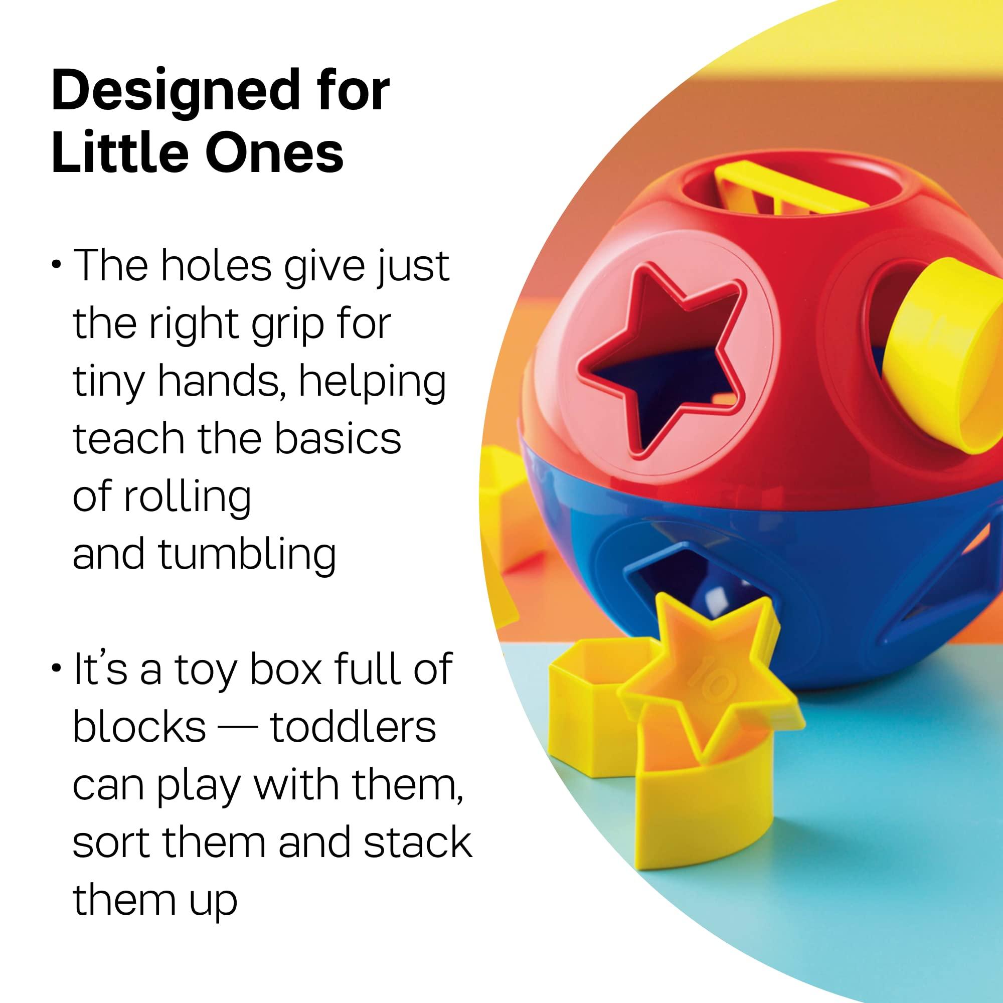 Tupperware Tupperware Brand Shape-O Toy - BPA Free - Shape-O Sorter Toy for Babies & Toddlers Ages 12 Months & Up - Promotes Motor & Problem-Solving Skills