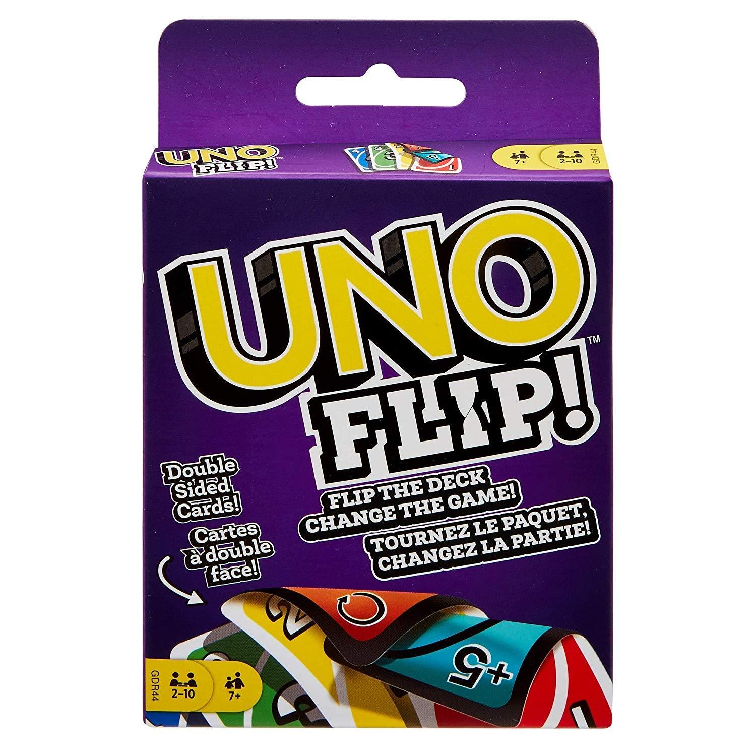 Mattel Mattel Uno Original and Uno Flip Card Games, Combo Pack of 2