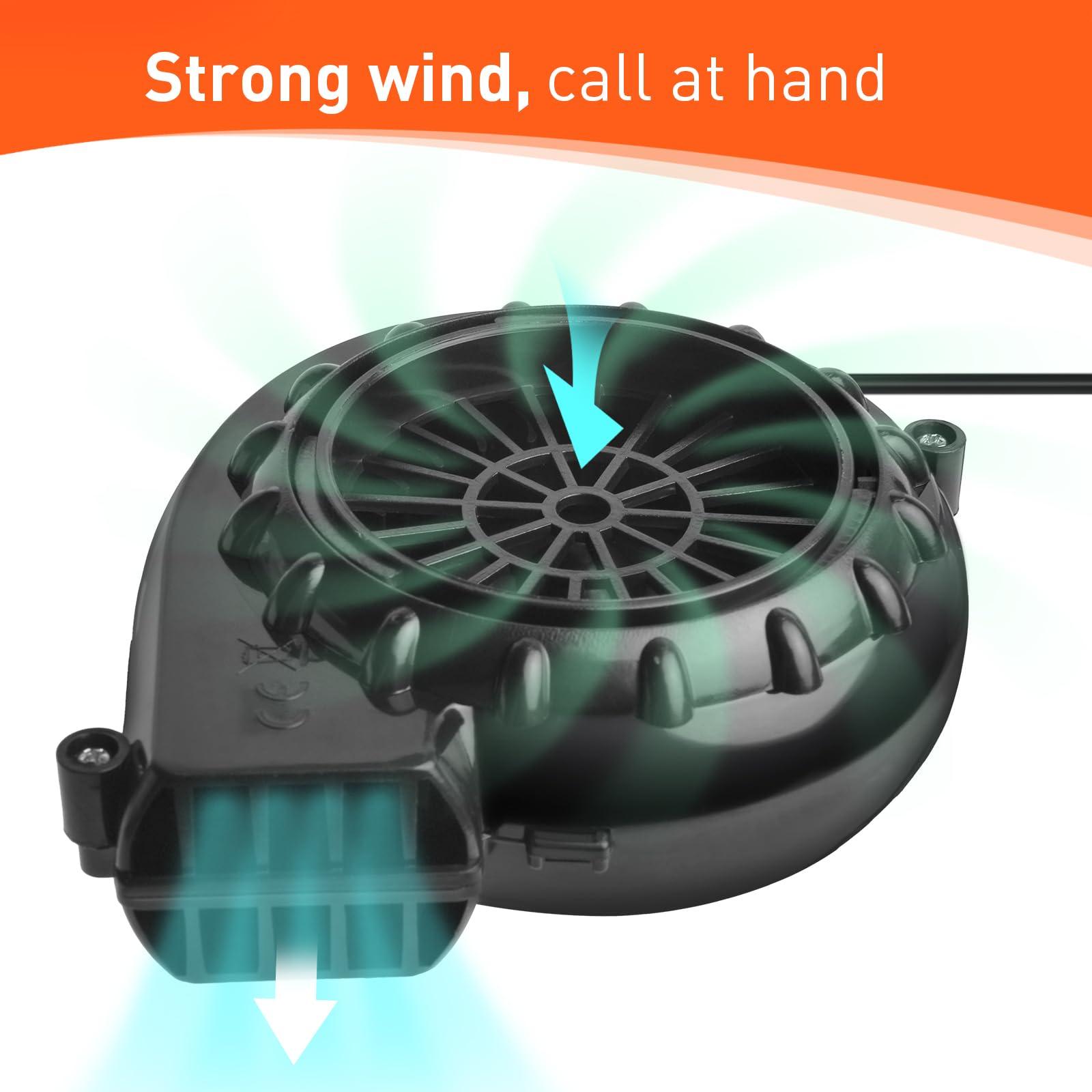 Bzeumk Inflatable Costume Fan Replacement, Dinosaur Pump Mini Blower Fan for Inflatable Costume Blow Up