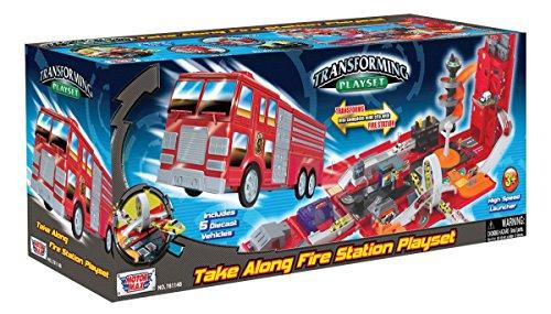 Motormax Motormax Take Along Fire Station Playset