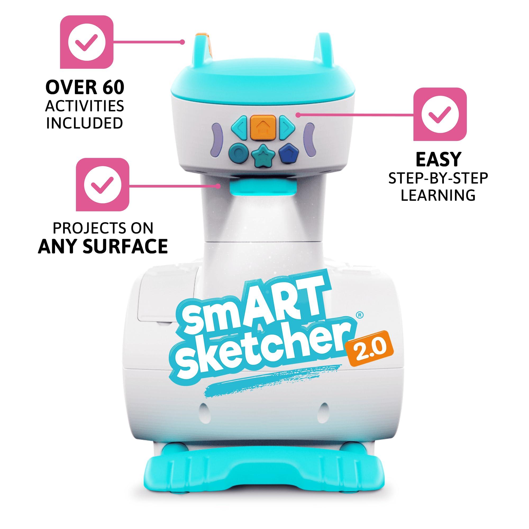 Flycatcher Flycatcher Toys smART Sketcher 2.0, Drawing Projector for Kids, Art Projector for Tracing,Kids Toys,Birthday Gift for Age 5+,Art Supplies for Kids 5-8
