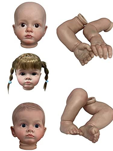 OtardDolls Reborn Baby Dolls Kits Painted Vinyl Reborn Doll DIY Kit Supplies