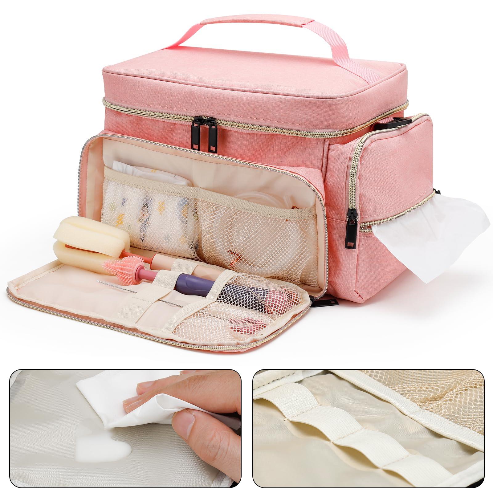 GDNasist GDNasist Breast Pump Bag for Spectra S1 and S2, Pumping Bag with Waterproof Mat for Pump Accessories, Pump Bag for Work, Travel and Family Use