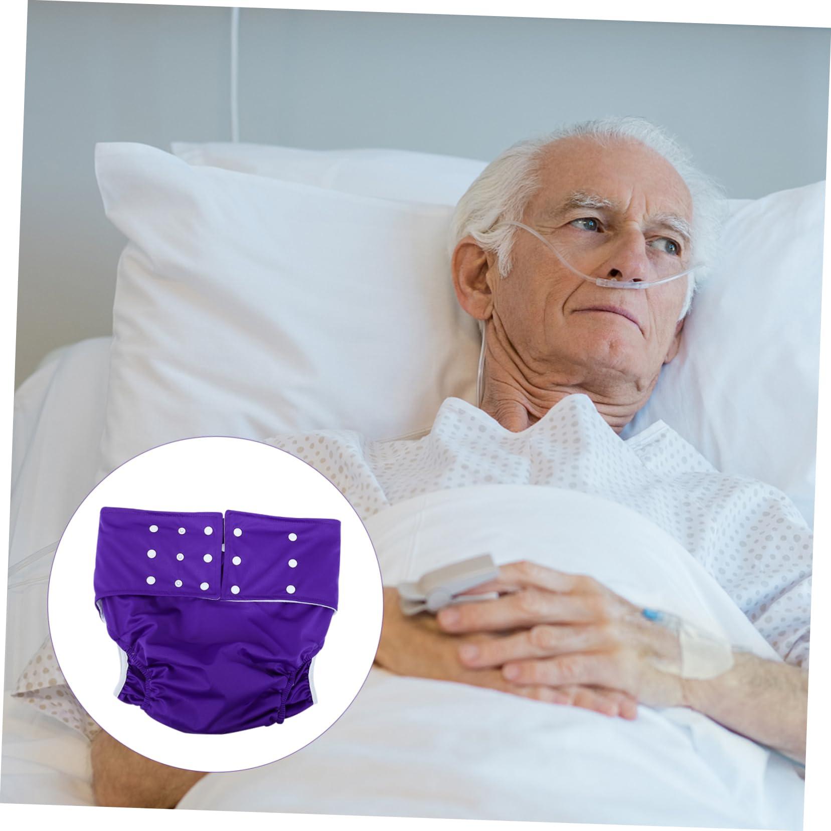 COLLBATH COLLBATH 1pc Breathable Adult Nappy Waterproof Design Reusable Washable Diaper for Women