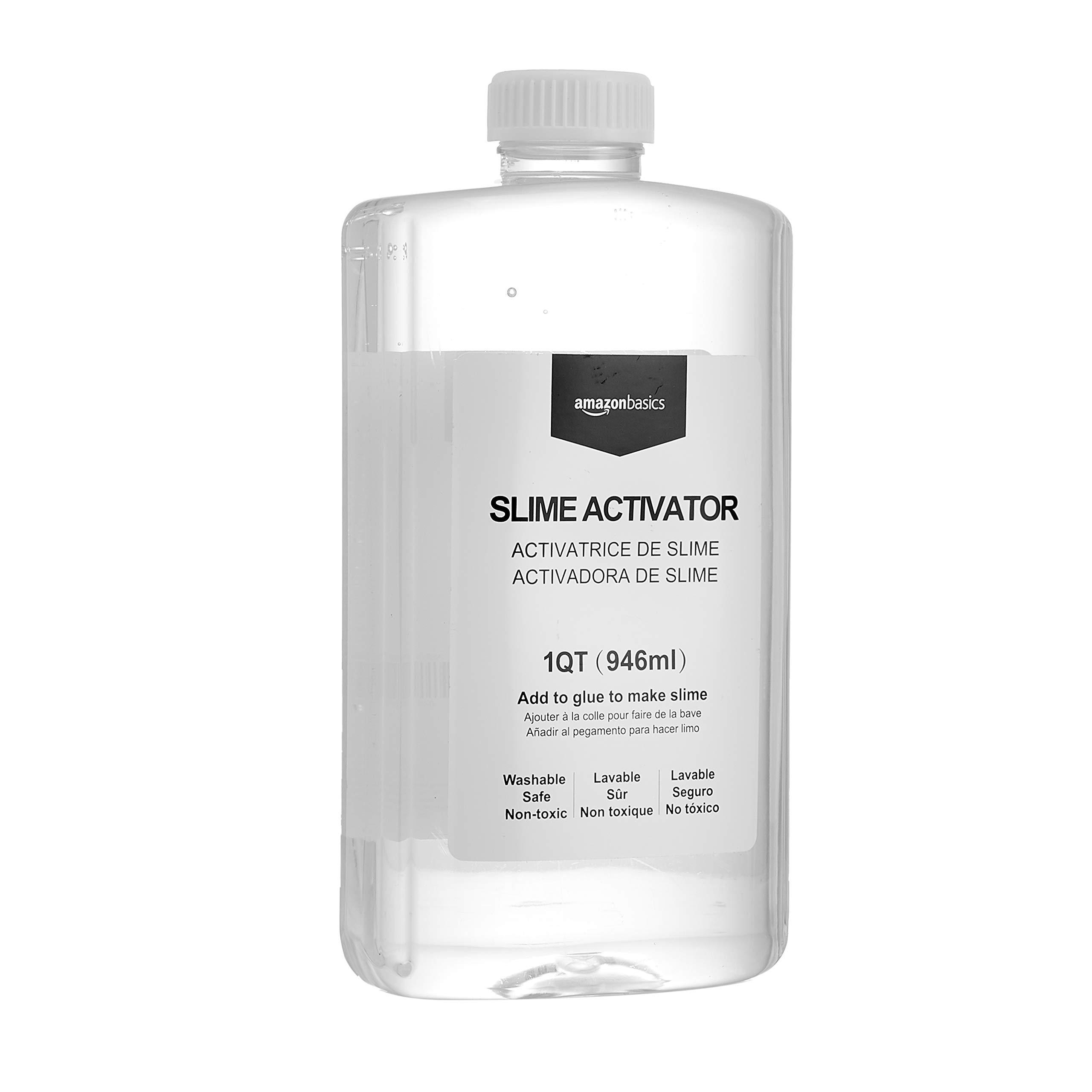 Amazon Basics Amazon Basics Slime Activator Solution 1 QT (946ml), Baking Soda, Transparent